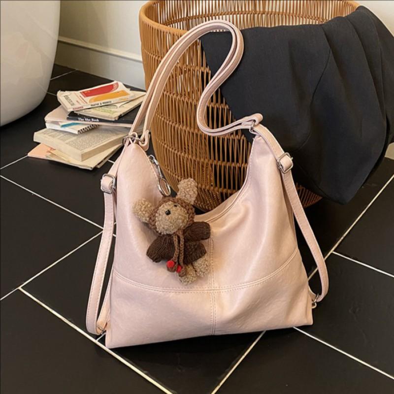 Large Capacity Tote Bag Women Casual Work Commuter Shoulder Crossbody With Zipper Phone Pocket