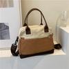Trendy French Canvas Bag For Women Urban Style Chic Summer Crossbody Handbag