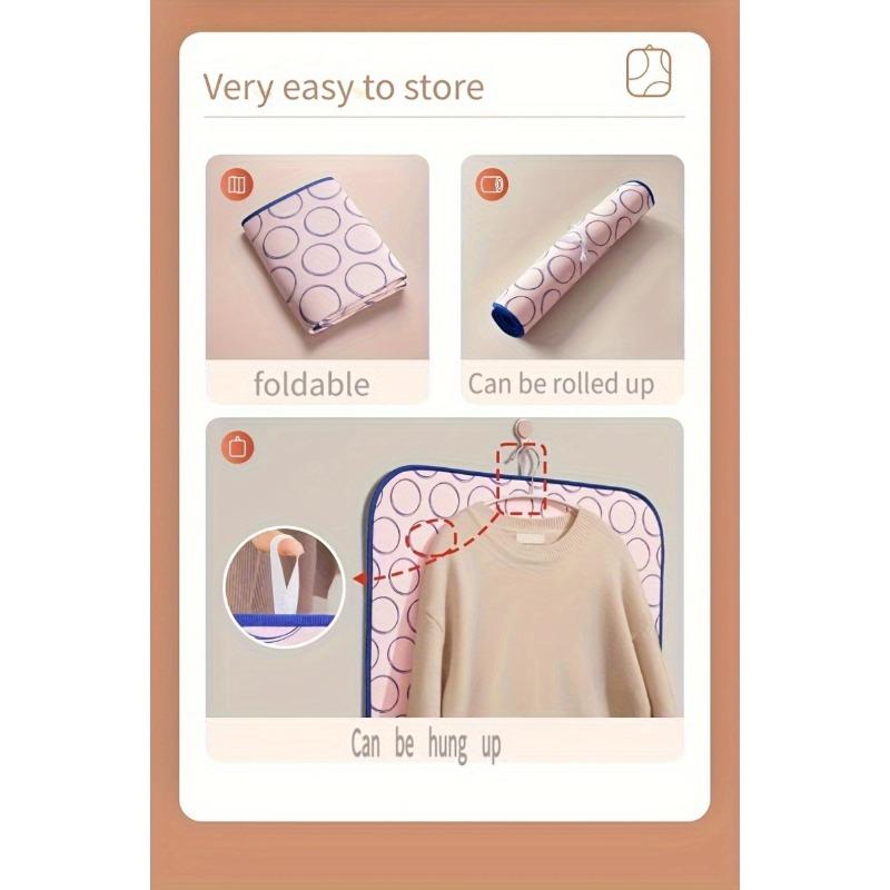 Tragbare hitzebeständige Bügelmatte - Faltbar, wasserdicht & wärmeisoliert für Reisen/Zuhause
