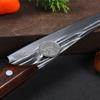 6 Inch Japanese Knife Handmade Forged Fruit Paring Knife Natural Wood Handle Utility Knives