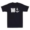 W ANCHOR Funny Wanker Slogan Vintage Men's T Shirt