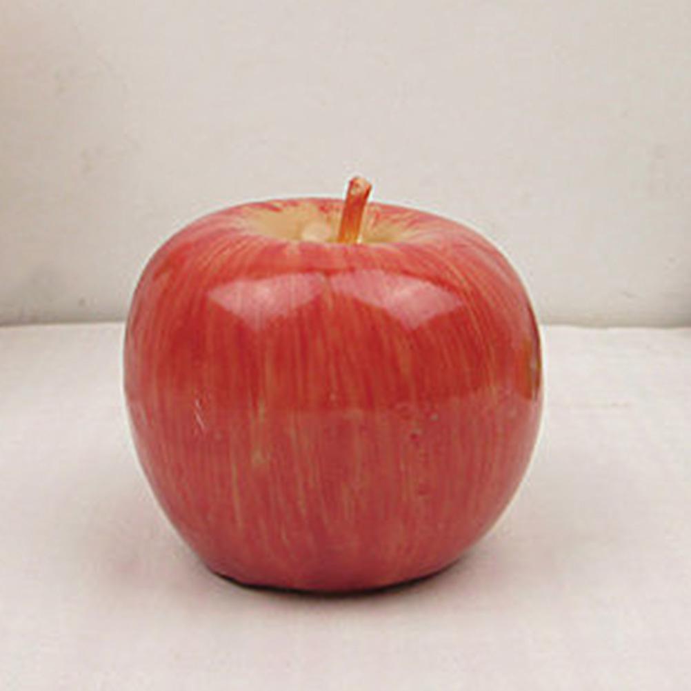 Simulation Apple Creative Realistic Fruit Design For Christmas Wedding Party Decor Gift 7X7X5.5Cm