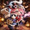 Cookie Run Kingdom Dark Enchantress Cookie Plush Toy Stuffed Doll Game Character Decoration For Game Fans Collection Gift