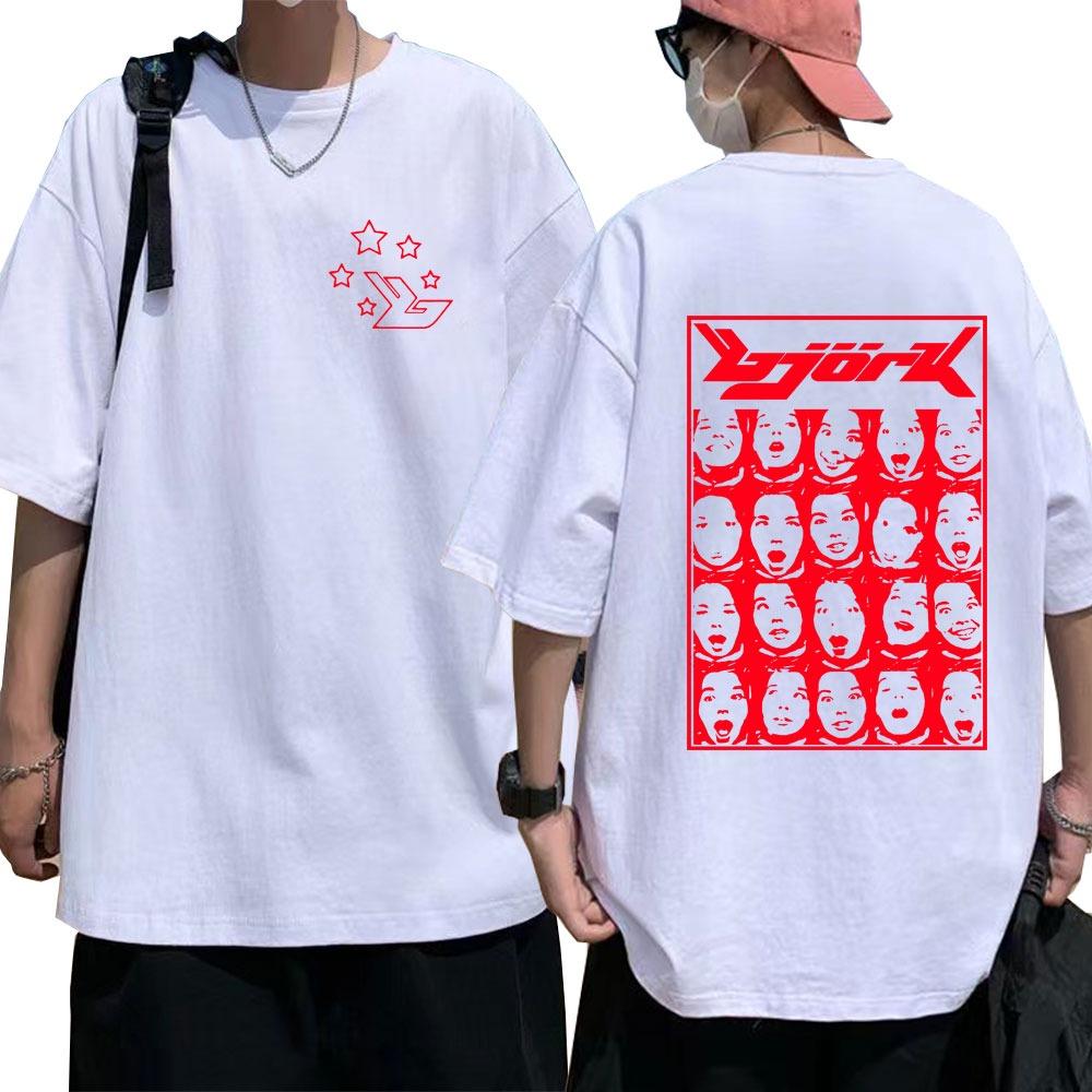 

Singer Bjork Army of Me Post Music Album T Shirt Summer Fashion Aesthetic T Shirts Men Women Clothes Oversized T-shirt S