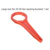 Klíč na víko sudu Otvírák pro 10L-30L Plastový kbelík Klíč na víko Modrý Černý Žlutý Červený Plastový kbelík Klíč na víko Příslušenství