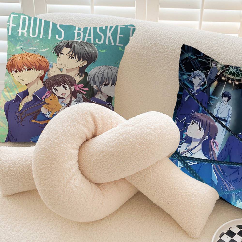 Anime Fruits Basket Cushion Cover Pillow Cover Decor Pillowcase Printed Cushion Case for Couch