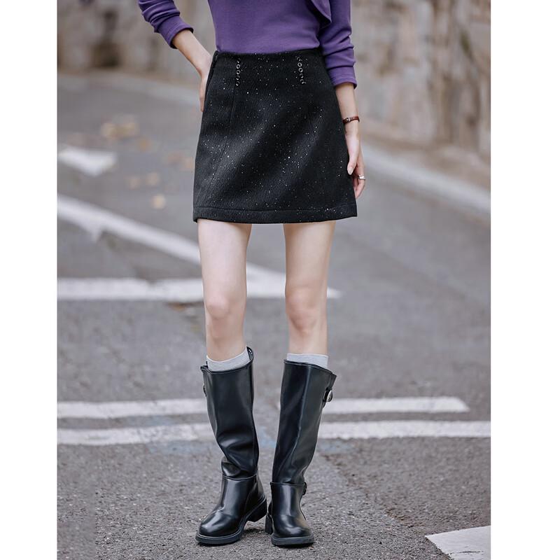 Shineflow Sparkling A-Line Mini Skirt