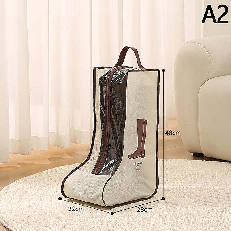 Shoes Storage Bags Cover Long Riding Rain Boots Dustproof Organizer Portable Travel Zipper Pouch Accessories Supplies Item