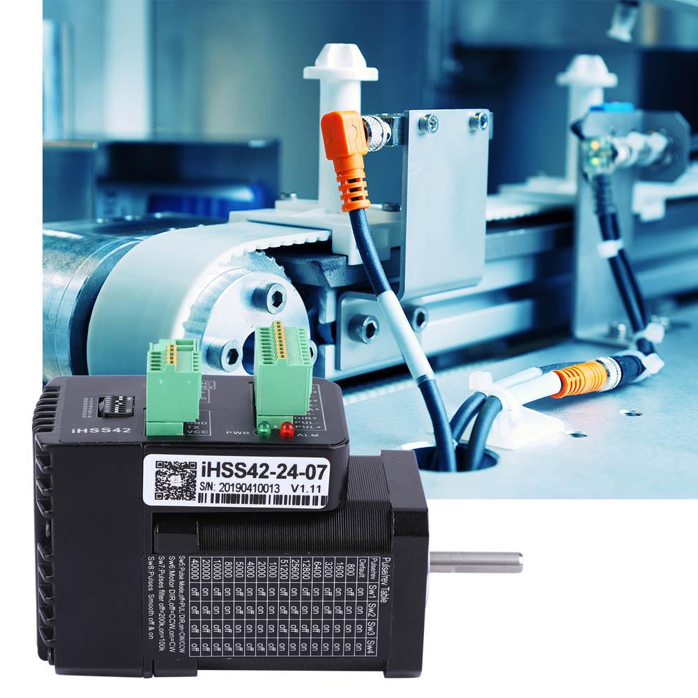 iHSS422407 NEMA17 Integrated Closed Loop Stepper Motor 24V 0.7Nm Hybrid Servo Motor