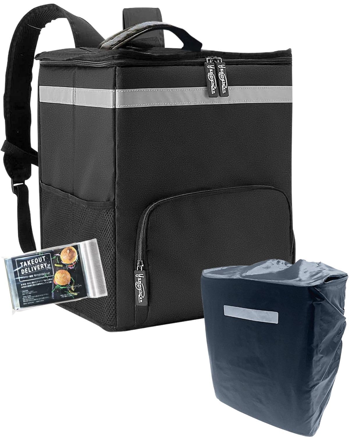 

Delivery Delivery Delivery Delivery Delivery Comes with Survival Cold Heat Insulation Cover [YummyRun] Bag, Bag, Bag, Bag, Use, Sheet, Waterproof, чорний