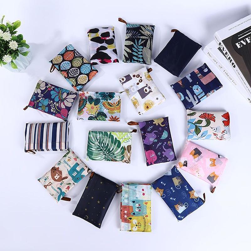 Reusable Grocery Bags Large Washable Shopping Bags Portable Foldable Environmental Friendly Heavy-Duty Handbags
