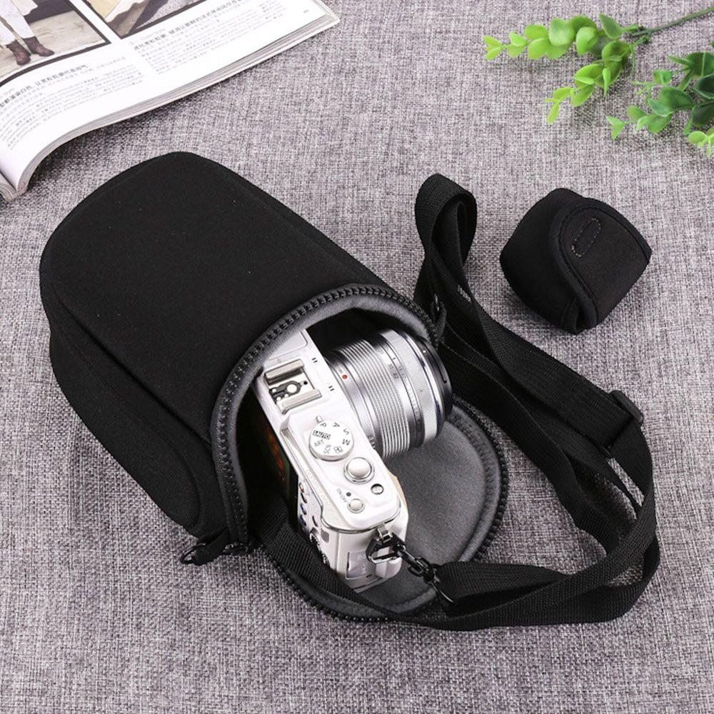 Waterproof Digital Camera Bag Shoulder Strap Photographic Equipment Bag for Sony/FujiFilm/Canon
