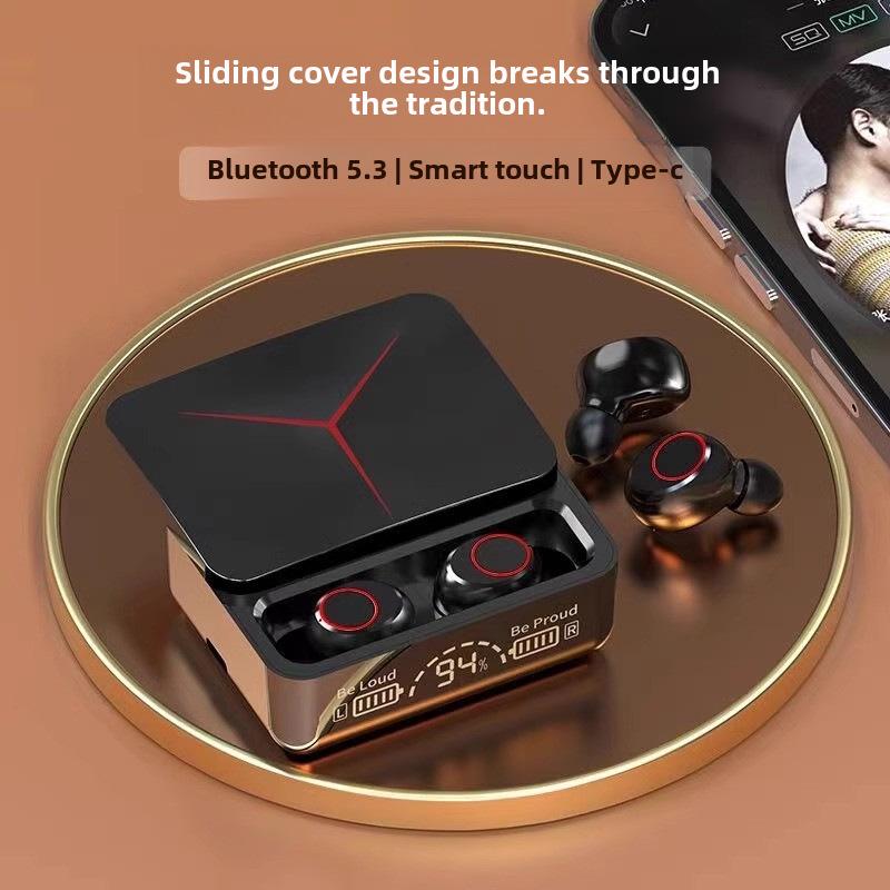 Auriculares Inalámbricos Bluetooth F9 con Reducción de Ruido: Diseño dual in-ear para deportes, música, juegos y rendimiento de baja latencia