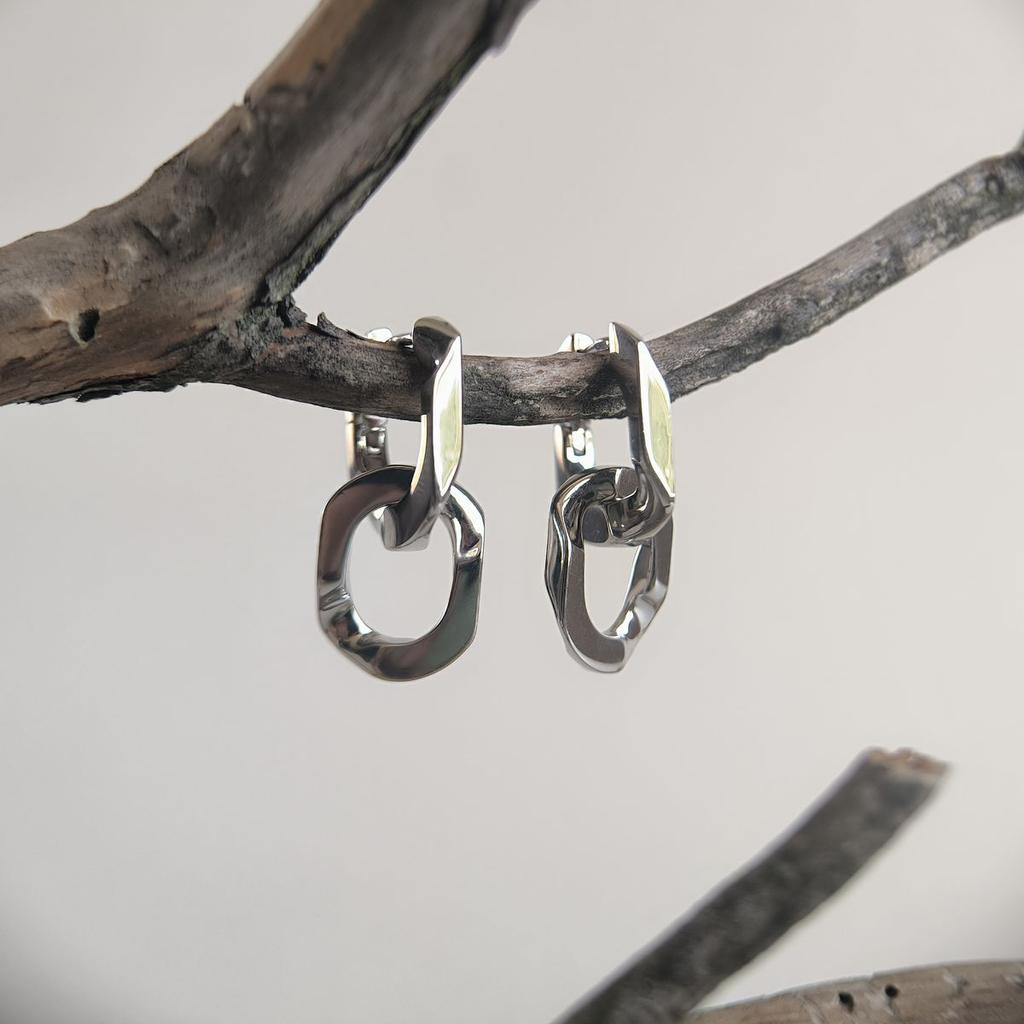 Серебряные серьги без камней (2186526)