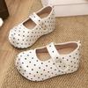 Mary Jane single shoes women's small giant spring summer muffin new retro polka dot Birkenstocks have good-looking thick soles