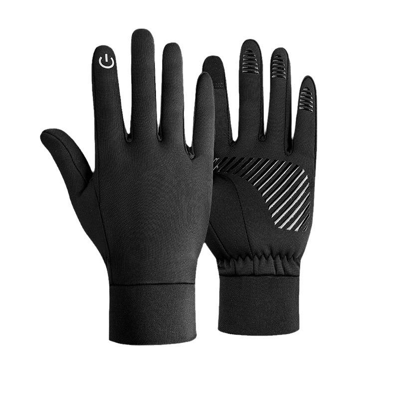 Warm Gloves for Winter Touch Screen for Men and Women Cycling Sports Plus Velvet Windproof Waterproof Skiing Outdoor Cold Proof Gloves