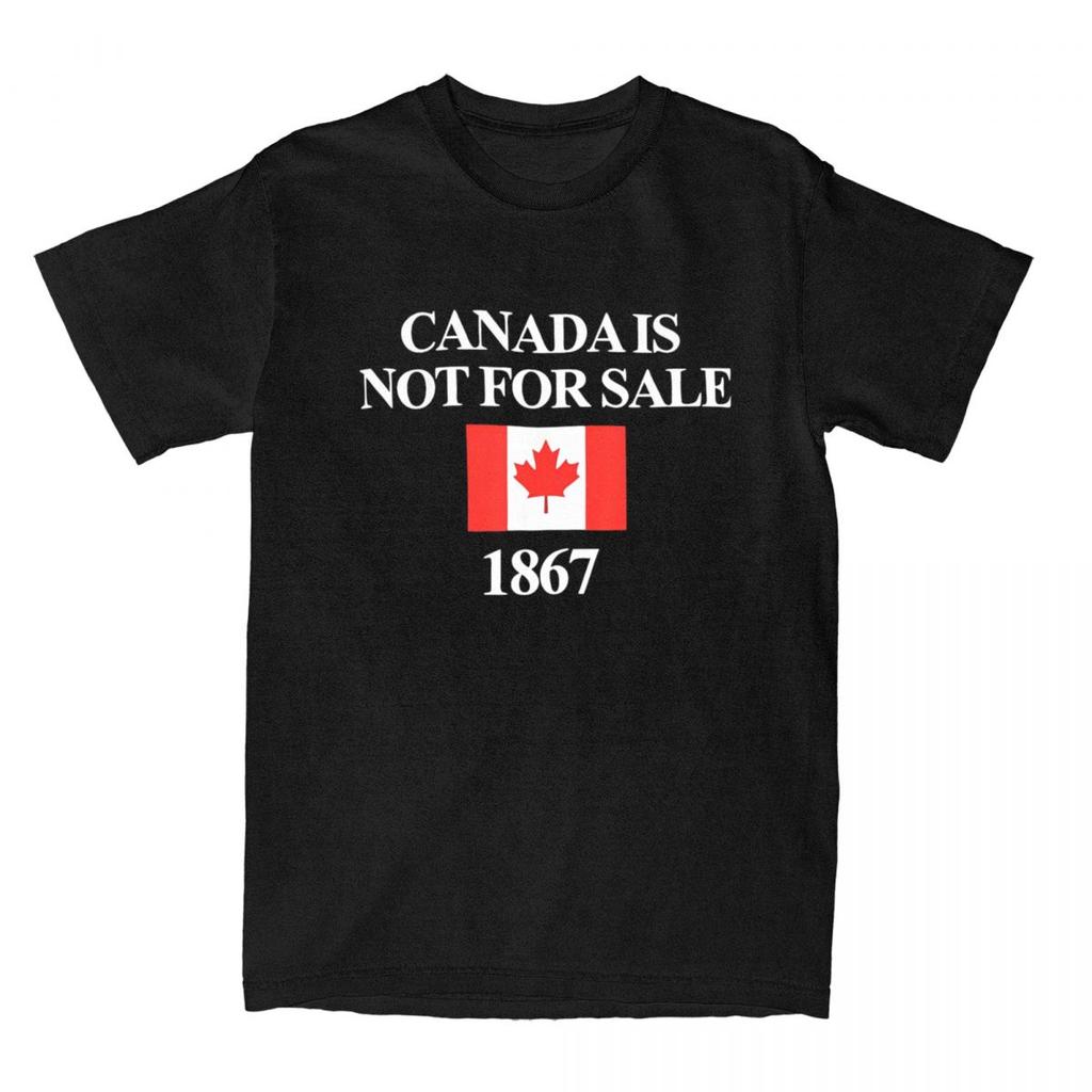CANADA IS NOT FOR SALE T-Shirt Harajuku T-Shirts Short Sleeve Y2K Funny Tshirt Summer Cotton O-Neck Plus Size 5XL Tees
