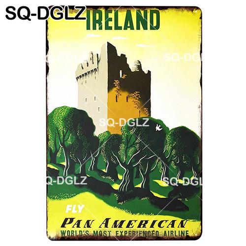 [SQ-DGLZ] KOLUMBIEN Metallschild Vintage Blechschild Retro Wanddeko für Zuhause Plakette Metallposter Kneipe Bar Deko Kunst Gemälde