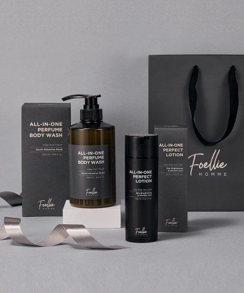 FOELLIE Men s All-in-One Lotion + Perfume Body Wash Set none