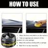 Car Interior Refurbishing Paste: Black Tire Gloss Wax, Effectively Repairs Scratches, Interior Gloss Repair and Refurbishment