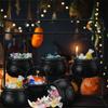 Efficient Halloween Candy Serving Bowls With Realistic Flame Design Ideal For Witches Themed Party Supplies Decors