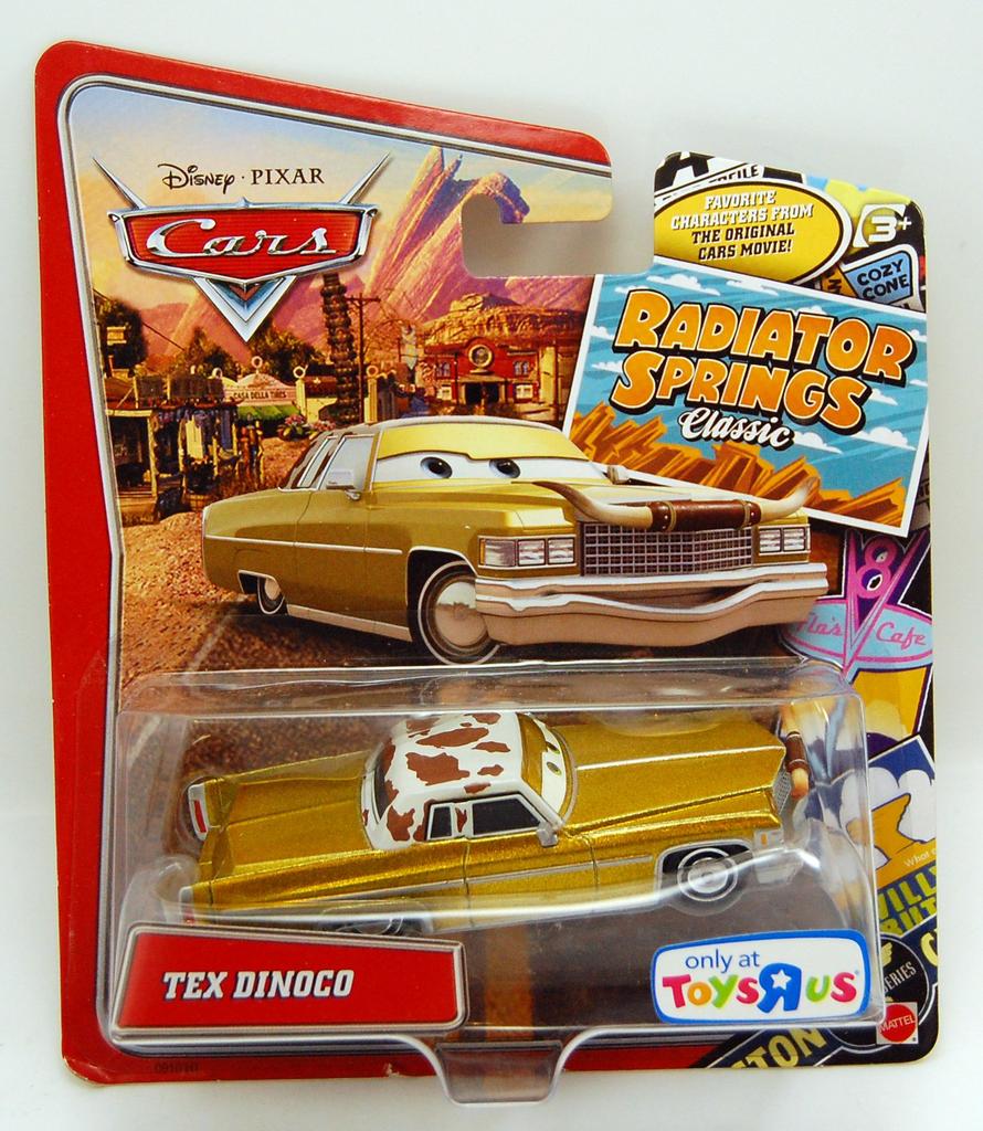 MATTEL RADIATOR SPRINGS Classic only at ToysRus MATTEL RADIATOR SPRINGS Classic only at ToysRus Disney-PIXAR "CARS" "TEX DINACO" Disney-PIXAR "CARS"