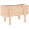 VidaXL Jardinière 62x30x38 cm bois massif de pin 825177