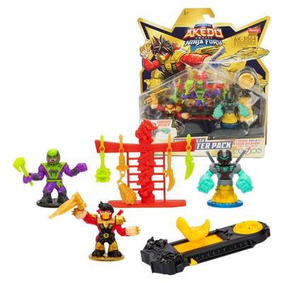 Hassey AKEDO S7 Japanese Ninja Fury Starter Pack W1 Legends of Akedo Ninja Fury Top-in [Official Product]