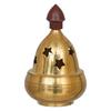 CraftIndia Golden Traditional Akhand Brass Diya for Puja Room, Home,