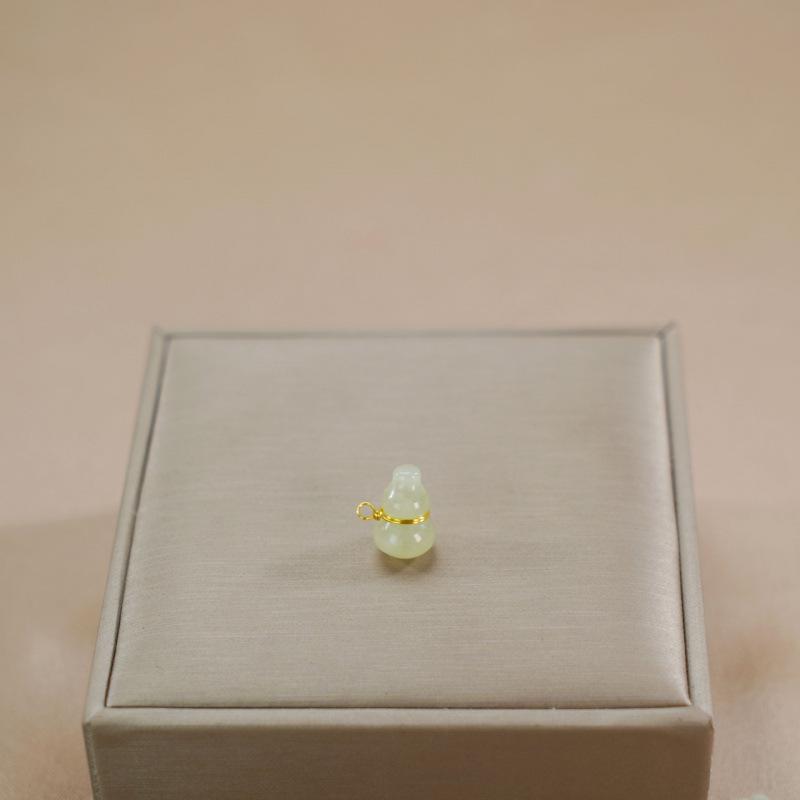 High Quality Natural Hetian Jade Round Beads - DIY Jewelry Accessories, Semi-finished.