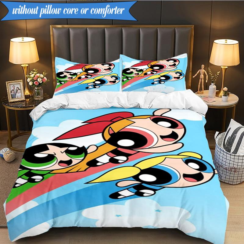 Power police Adventure 3pcs K-pop music group Bedding set,Ideal for Bedroom, Dormitory,Including Duvet Cover And 2pcs Pillowcases,Fan gifts