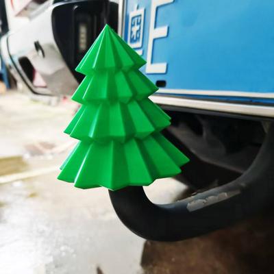 Yousheng Christmas Hitch Cap Cover Trailer Coupling Hitch Ball Cover Cap Christmas Tree Gift Box Hitch Cover Prevent Receiver Tube from Rusting