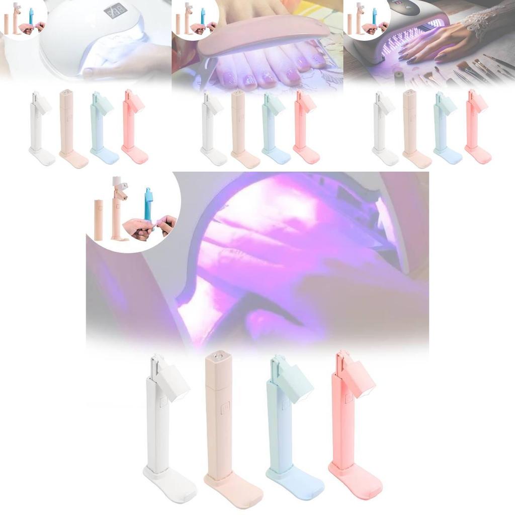 Compact Portable Nail Lamp With Focused Drying Power Perfect For Quick Nail Treatments