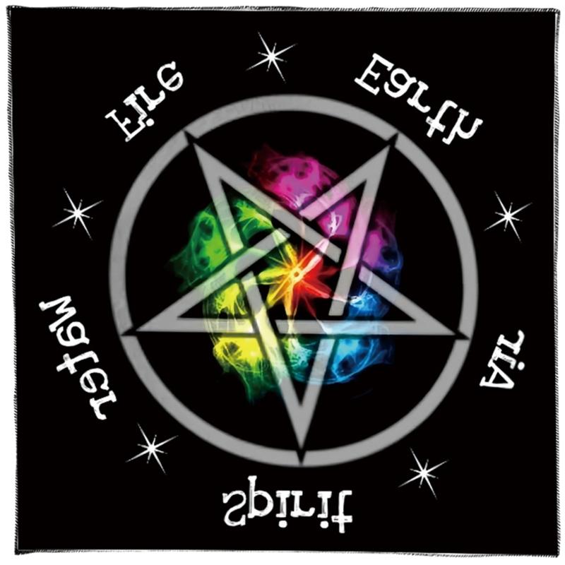 Divinations Tablecloth Star Symbol Astrology Tarots Card Tablecloth Altars Cloth Divinations Board Game Accessory