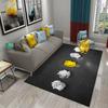 3D Simple Abstract Art Theme Carpet Nordic Style Geometric Line Living Room Balcony Bedroom Bathroom Non-Slip Doormat