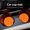 Car Coasters Anti Slip PVC Cup Holder Insert Mats 2.76" Diameter Compact Cup Holders Universal Car Interior Vehicle Accessories