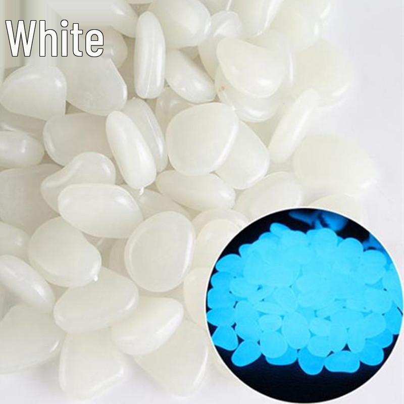 2kg Luminous Pebbles: Fluorescent Glow Stones for Garden Landscaping and Aquarium Decoration.