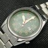 POUŽITÉ VINTAGE SEIKO 5 AUTOMATIC 6309A JAPONSKO PÁNSKÉ ZELENÉ HODINKY 621b-a413553-2 SKU621b-a413553