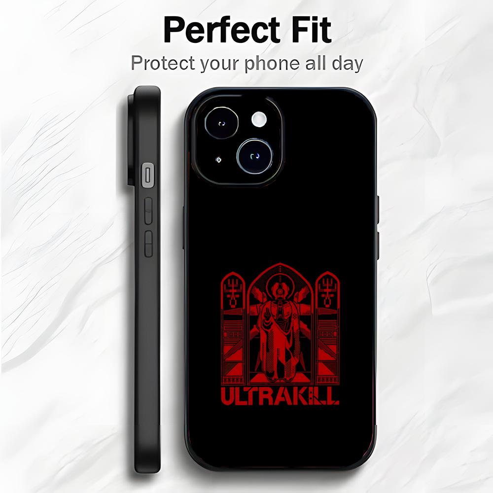 

Violent Fast Game U-ULTRAKILL Phone Case Phone Case Soft Packaging Lightweight For iPhone17 16 15 14 13ProMax iphone12promax