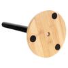 Black Metal Bamboo Kitchen Rack For Paper Towels