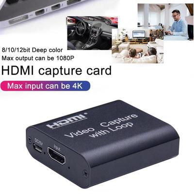 4K Graphics Capture Card HDMI-compatible To USB 3.0 Video Recorder Box For Video Recording