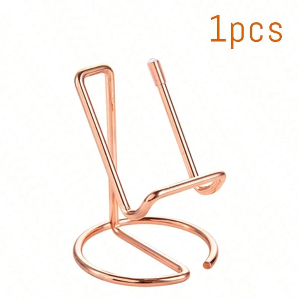 Portable Cell Phone Stand for Desk Simple Metal Business Card Holder Universal Storage Rack Accessories SuitableFor Phone Tablet