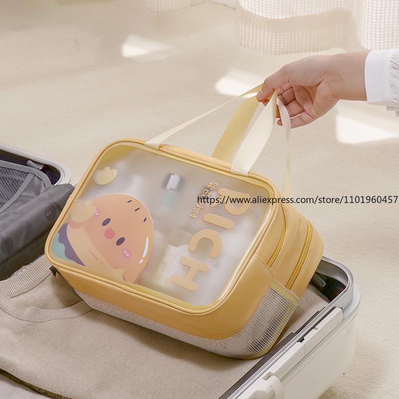 Makeup and Toiletries Bag, Multifunctional, Large Capacity, Portable, Travel, Business Trip, Waterproof, Fitness, Swimming