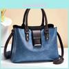 Fashionable Vintage Medium Sized Handbag For Women In Multiple Colors With Chic Color Block Design
