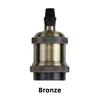 E26/E27 Electroplated Die-cast Metal Edison Retro Aluminum Lamp Holder Base