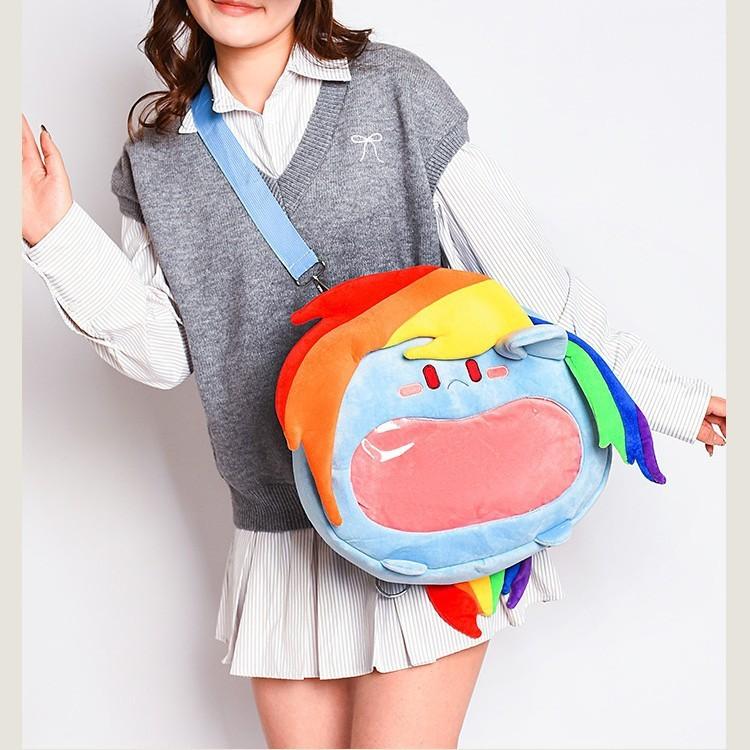Pony Little My Backpack Horse Animal Cartoon Itabag Shoulder Adjustable Strap