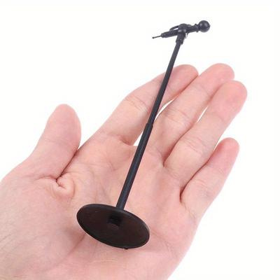 1/12 Scale Miniature Microphone Model Ornament - DIY Miniature Kitchen/livroom Scene Decoration - Perfect Gift