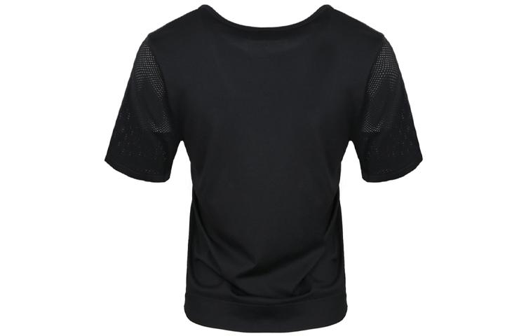 Nike T Shirts Women's Black Crew Neck Moderate Straight Fit BQ9552-010
