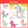Leuk Regenboog Eenhoorn Pluche Speelgoed Sleutelhanger Groothandel Knuffeldier Hanger Voor Meisjes Accessoires