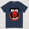 Retro Pop Culture Crazy Monster Face Cotton Summer Casual Cool Loose T-Shirt